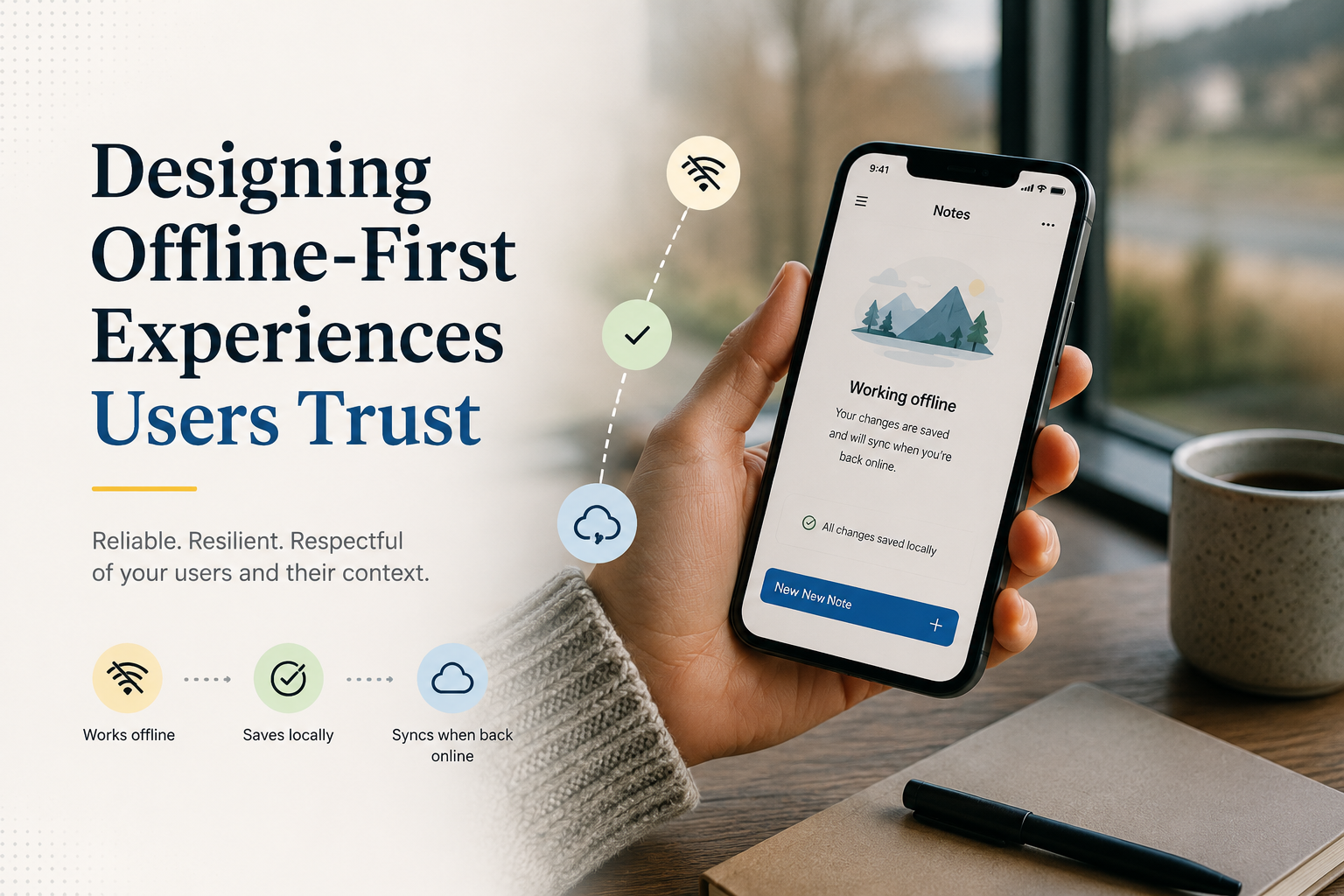 Designing Offline-First Experiences Users Trust